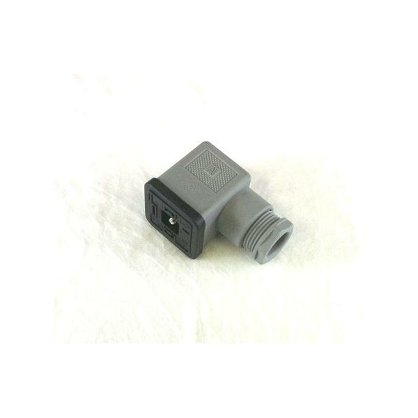 Konektor EN 175301-803 s LED a usměrňovačem, šedý - PG11